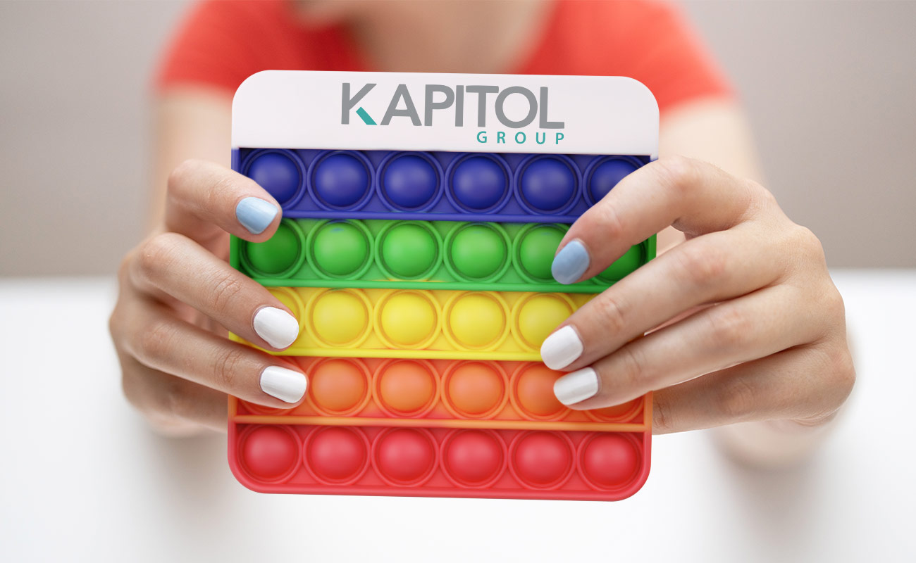 Bubble - Fidgets with Logo gallery thumbnail