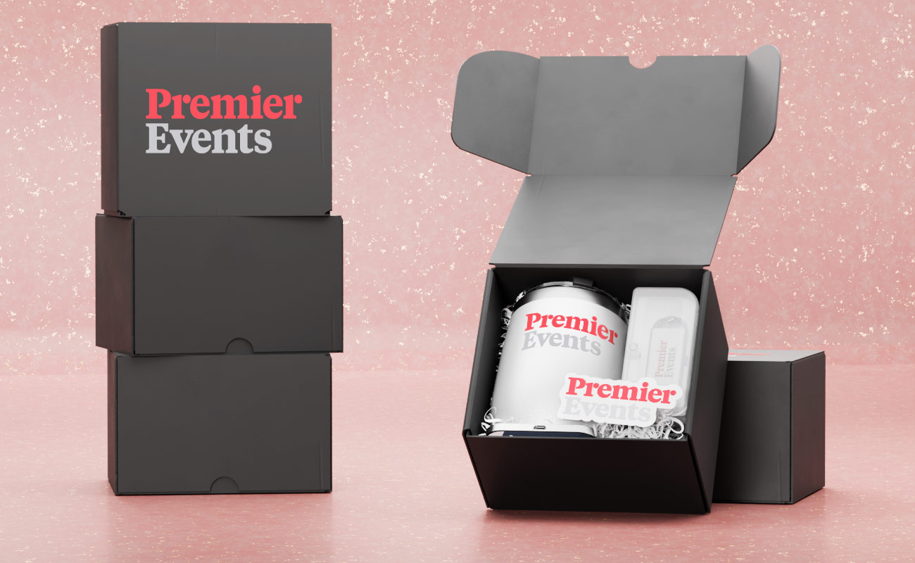 Example Merch Pack Box Custom Merch Packs, Corporate Merch Pack
