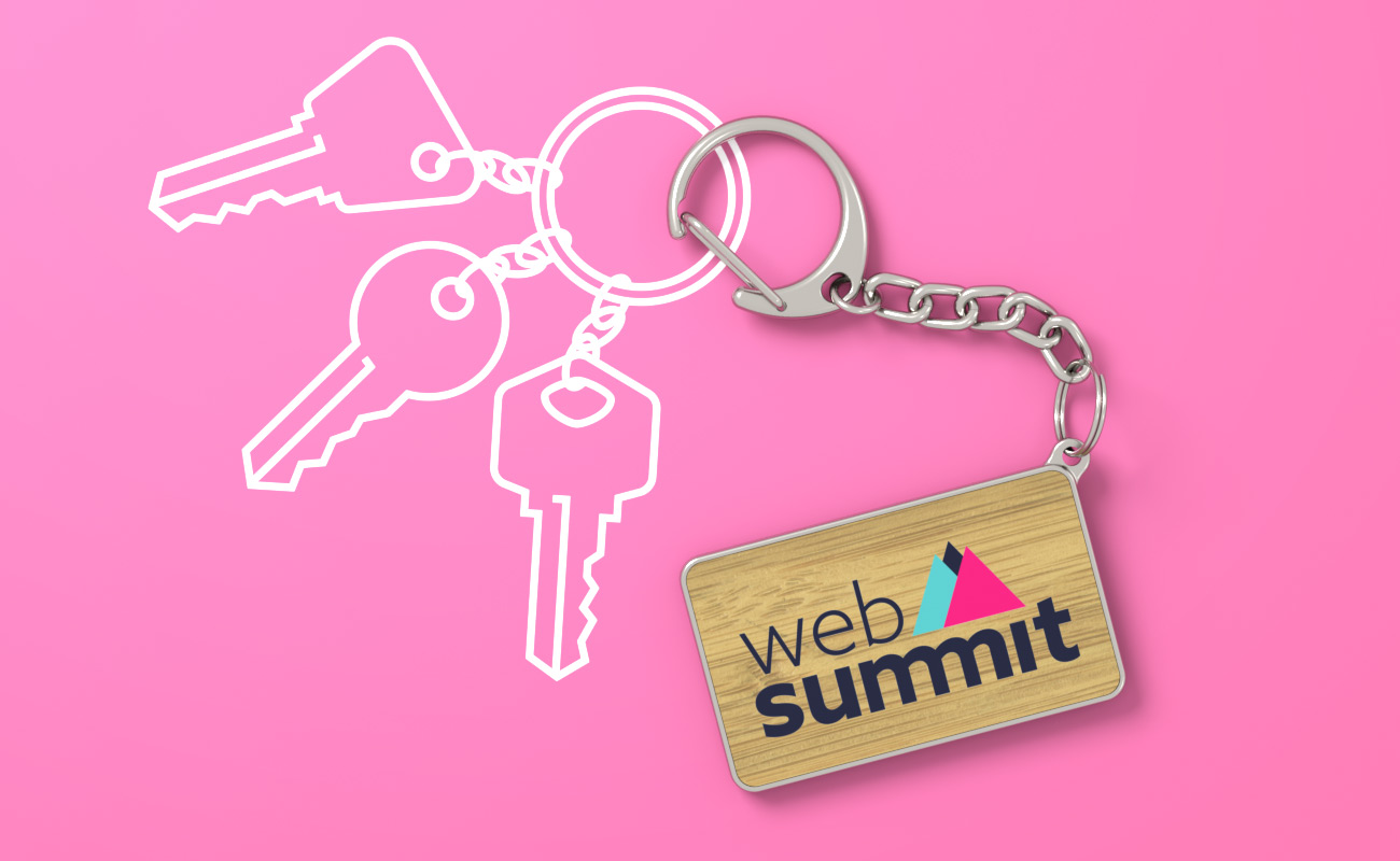 KeyCraft - Bamboo Keyrings with Logo gallery thumbnail