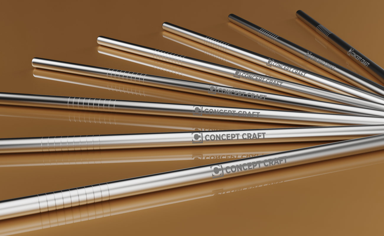 Straight - Custom Metal Straws gallery thumbnail