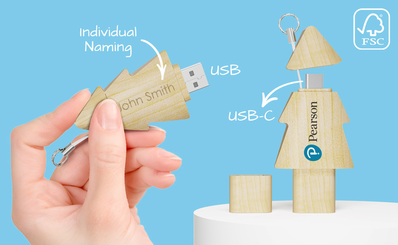 Tree Duo - Promotional USB Drives Tree Duo - Promotional USB Drives