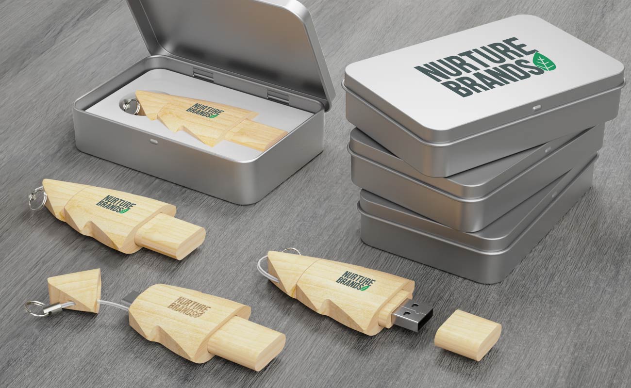Tree Duo - Branded USB Sticks gallery thumbnail