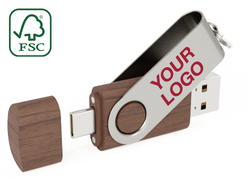 Twister Go Wood - Promotional USB Sticks