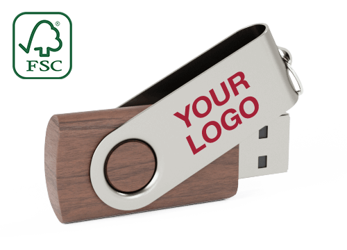 Twister Wood - Custom USB Sticks